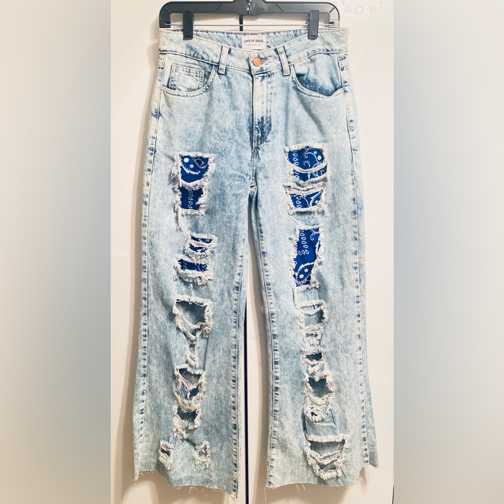 New Litz by Uniq Distressed Denim Jeans